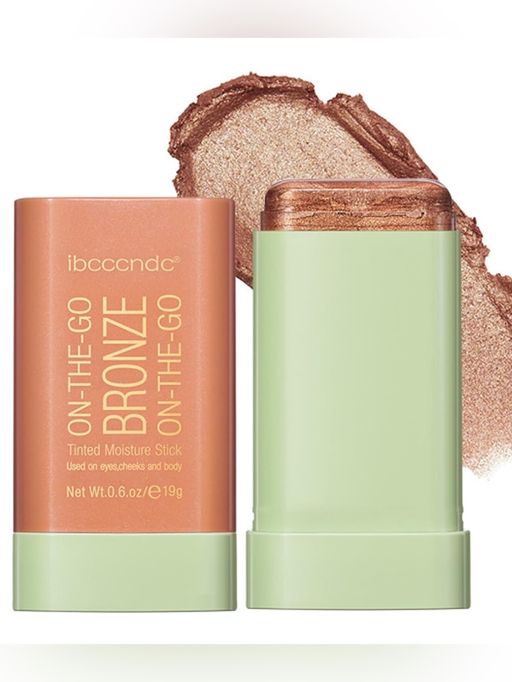 Multi-Use Makeup Bronzer Stick, On-the-Go 0.6 Fl Oz (Pack of 1), 06#Rich Glow